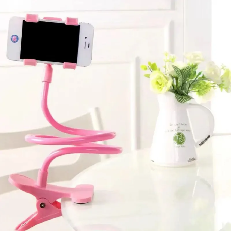 Mobile Phone Holder Flexible Adjustable Cellphone Holder Clip Portable Universal Lazy Bracket Mobile Phone Holder For Iphone