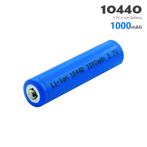 High quality 3.7v 10440 lithium battery 1000mAh AAA rechargeable battery suitable for flashlight toys