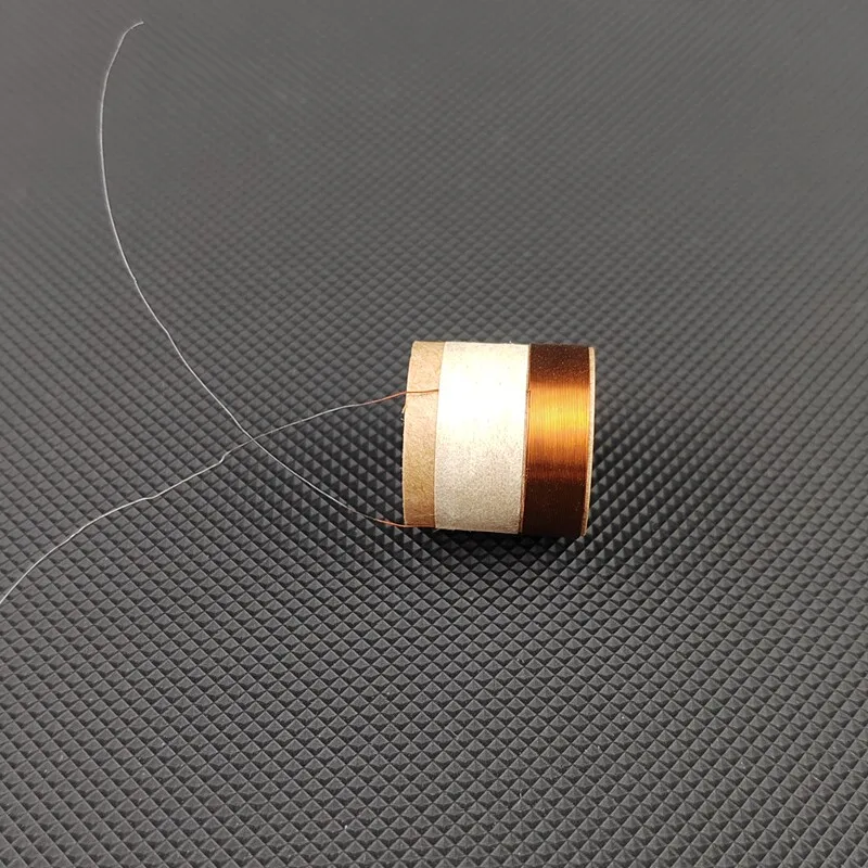 14.3mm / 14.3 코어 트위터 보이스 코일 스피커 수리 부품. 총 길이 14mm, 높이 4mm입니다. 8옴.