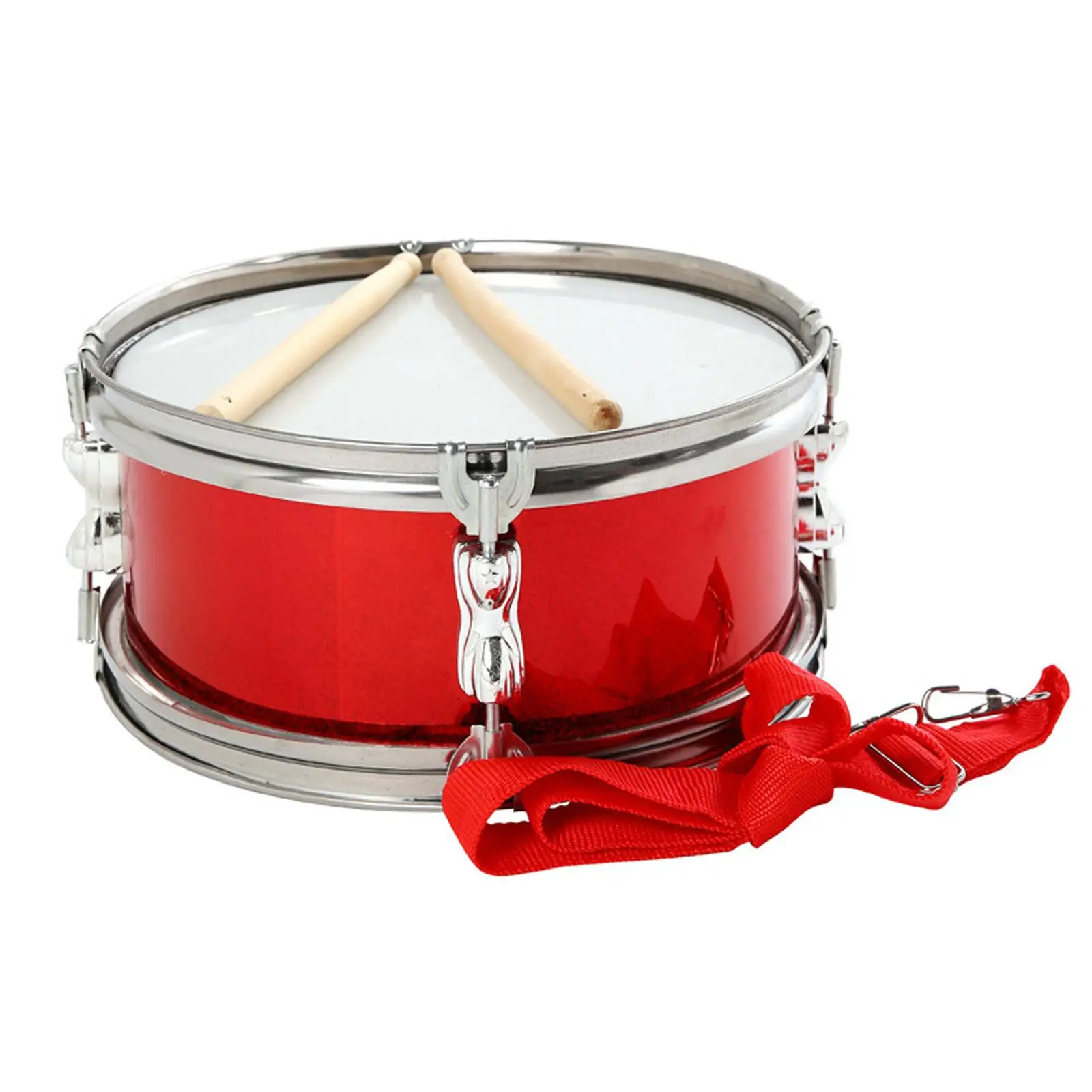Musical Percussion Instruments Snare Drum Practice Pad 11inch Snare Drum Adjustable Strap for Kids Beginners