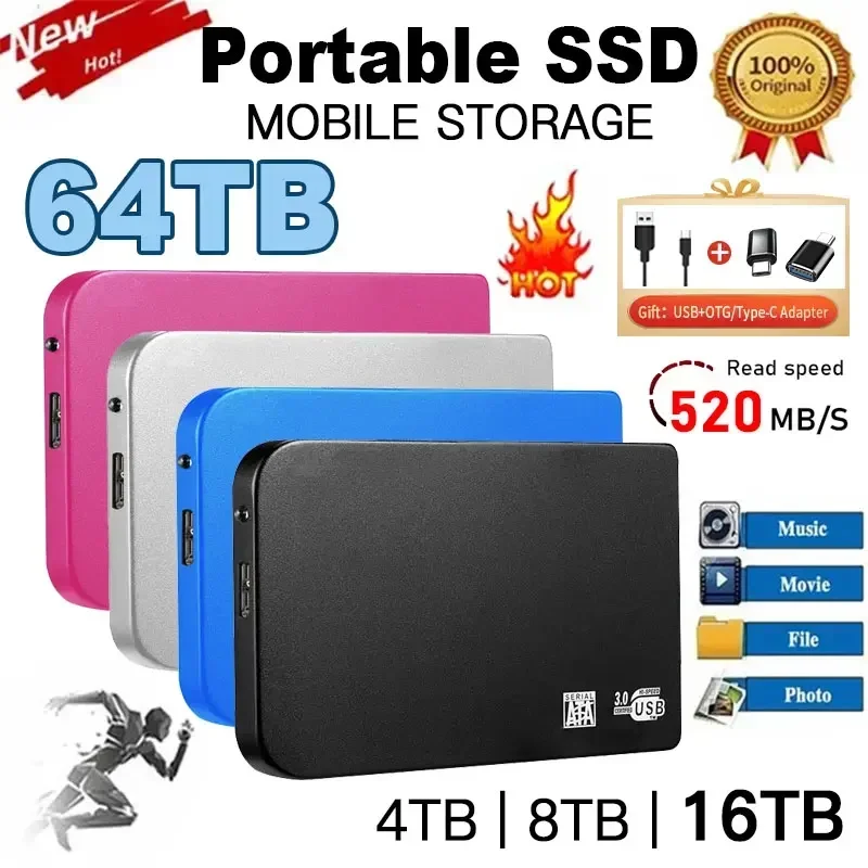Originele-Draagbare-Ssd-2Tb-Externe-Harde-Schijf-1Tb-Usb-3-0-Interface ...