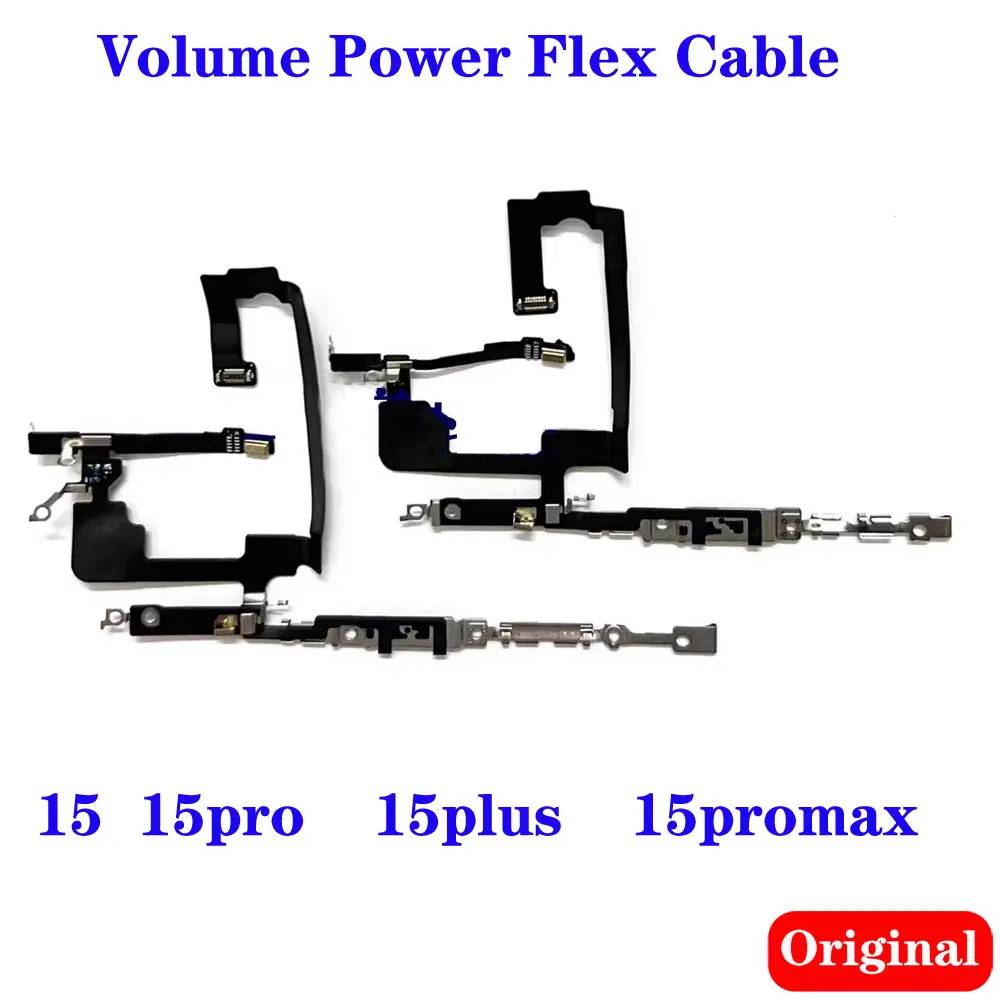 Originale Per Iphone 15 Plus 15Pro 15 Pro Max Power Volume Flex Cable On Off Parti Di Ricambio
