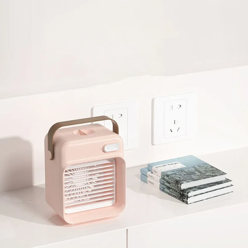 

Portable Mini Wireless USB Desktop Fan for Cooling Office, Travel, and Home Use - Quiet, Portable, Lightweight Design