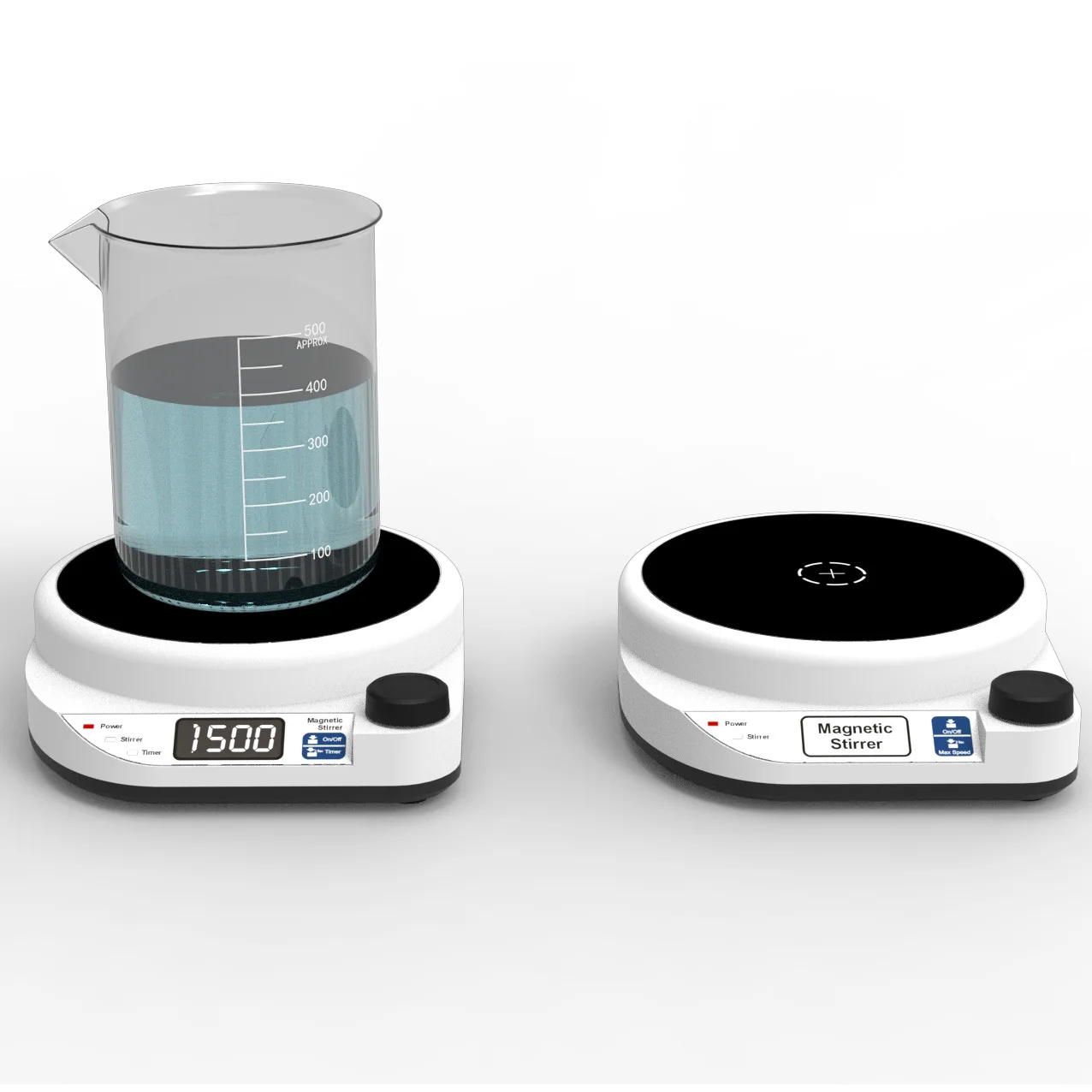 Mini Magnetic Stirrer Laboratory Multifunctional Magnetic Stirrer Stepless Speed Control Digital Display Timing