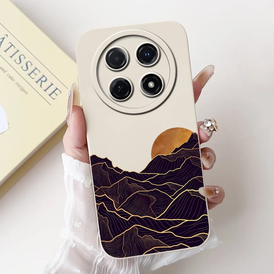 Cute Cartoon Butterfly Sunset Soft Silicone Matte Phone Cover