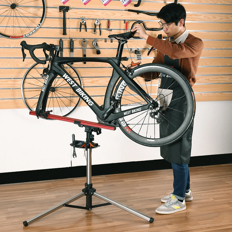 Support D'atelier PRO BIKE TOOL - Pied D'entretien Réglable Pour Vélo