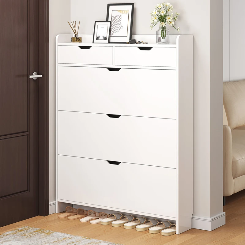 

Multi Layer Drawer Shoe Rack Modern Indoor Assembled Hallway Ultra Thin Shoe Organizer Storage Space Saving Muebles Furniture