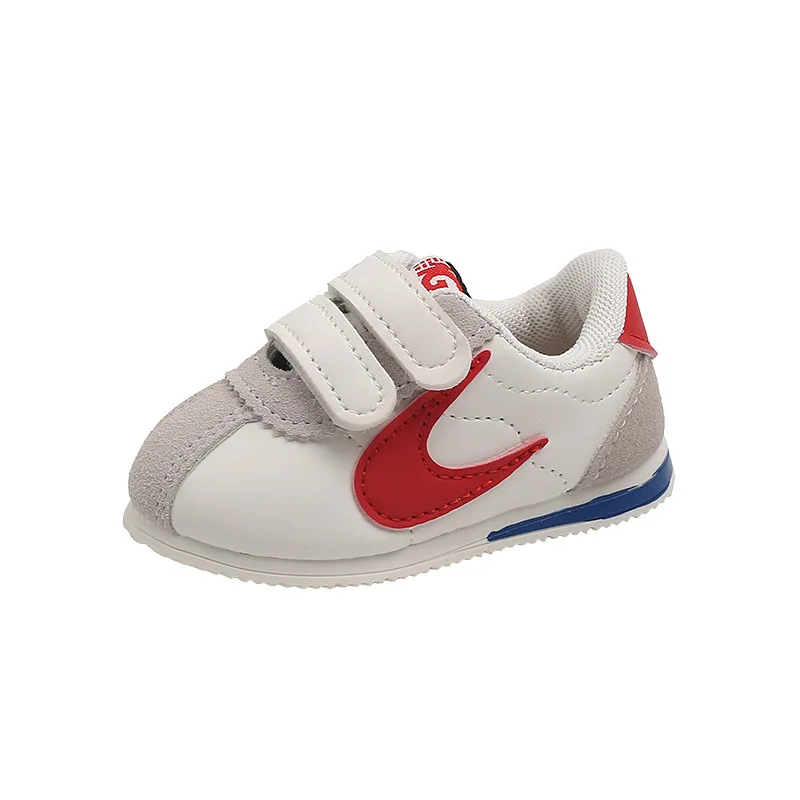 Fashion Girls' Shoes Spring New Children Sports Shoe Soft Soled Boys' Shoes Anti Slip Baby Simple Girls Casual Shoe