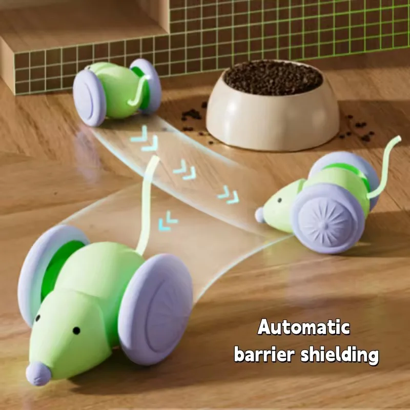 Interactive Automatic Electric Mouse Toy for Cats - Self-Entertaining Boredom Relief and Hunting Teaser