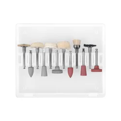 Enhanced Dental Composite Polishing Kit - 12 - Piece Professional Polisher Set for Low - Speed Use on Porcelain and Natural Teeth (12Pcs Kit)