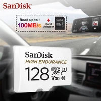SanDisk V30 caméra de Surveillance carte mémoire haute Endurance microSDXC TF carte 512GB 128GB 256GB 64GB 32GB 4K carte vidéo pour DVR 5