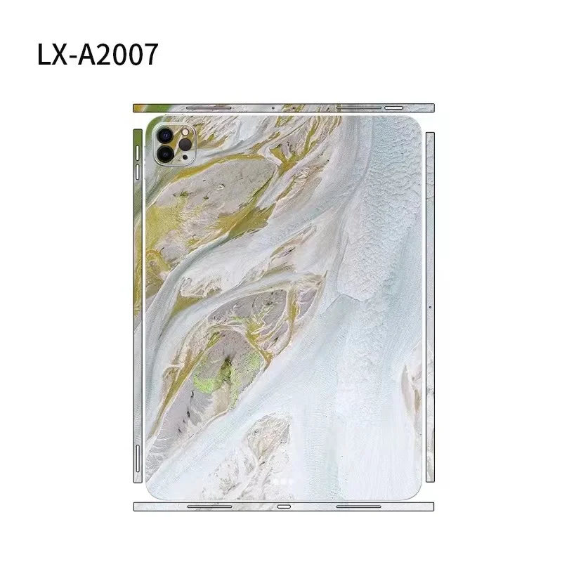 Hot! For iPad Pro 2021 2020 2018 12.9 11 3M Back Film Cover Ink Painting Decal Skin  for iPad Air 4 Case Protector Stickers