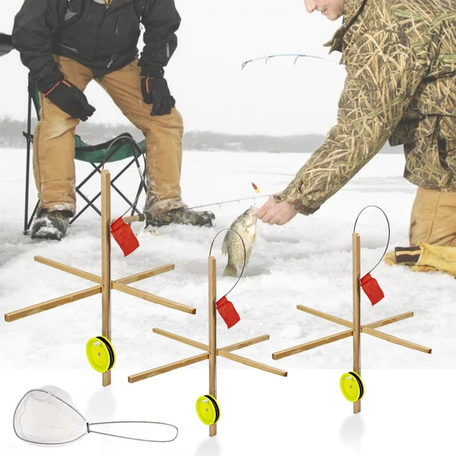 Ice Fishing Flag Pole Indicator,Winter Ice Fishing Flag Ice Fishing Flag  Ice Fishing Flag Indicator Precision Engineered 