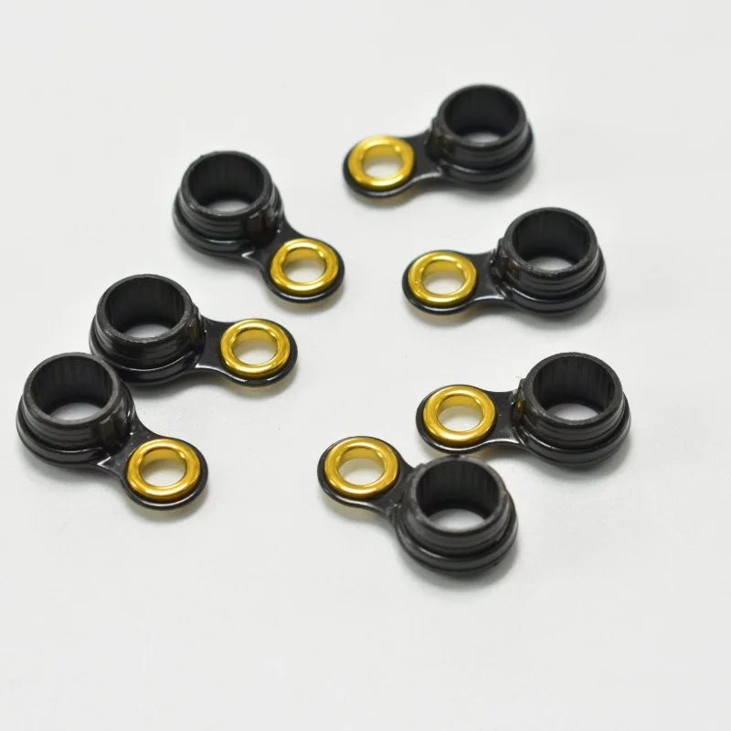 Angelrute Führungsring Edelstahl Schwarz Gold Rod Wire Loop Mehrere Größen DIY Zubehör – Detail 6