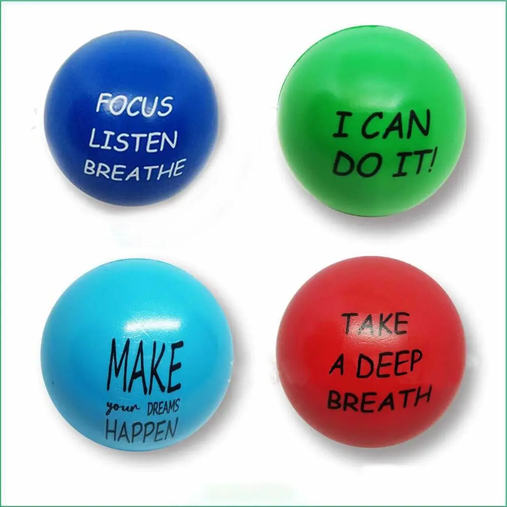 

PU Motivational Stress Balls Grip Training Squeeze Stress Relief Stress Relief Balls Exercise Squeeze Grip Strength Balls