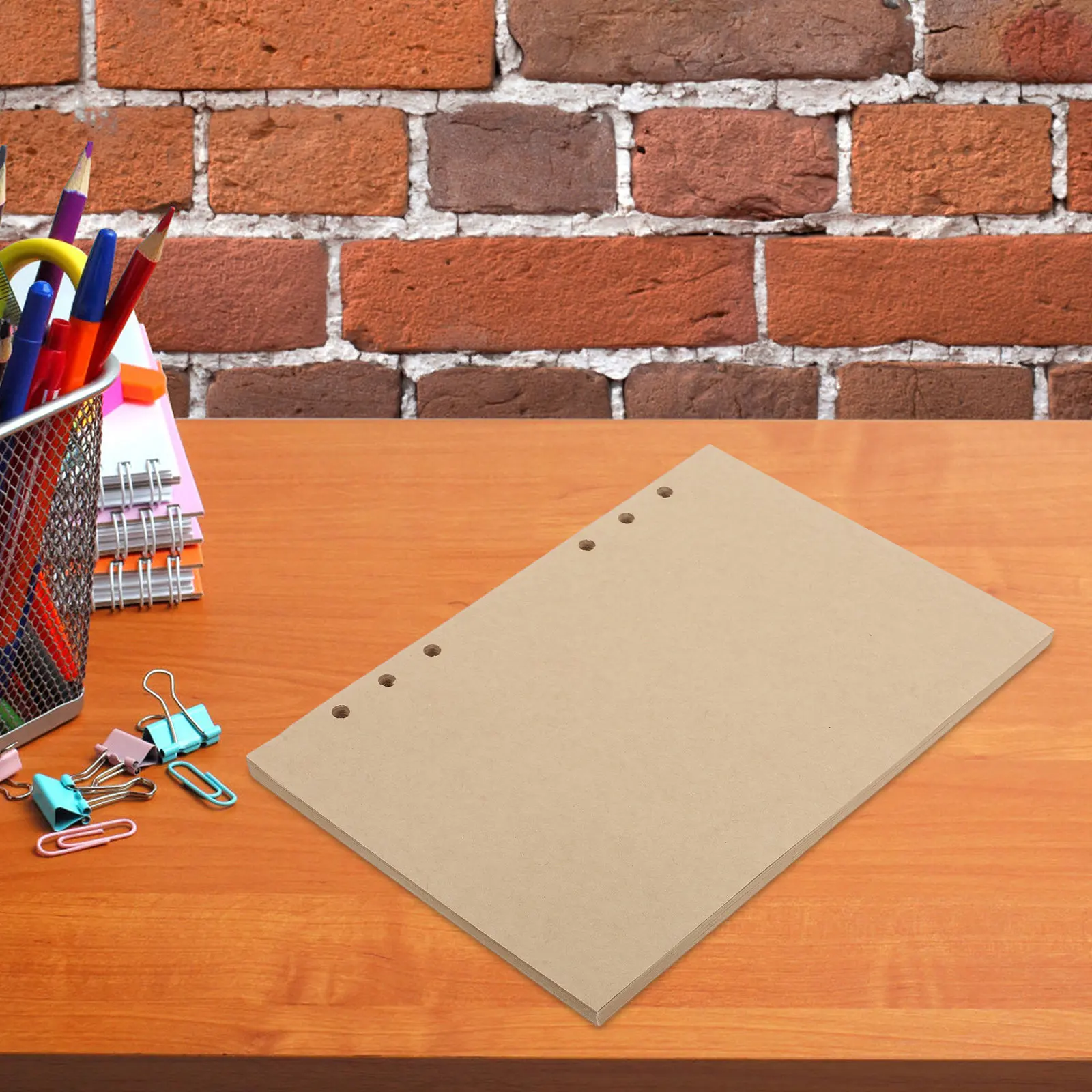 A5 플래너용 루즈리프 용지, 45매, 6홀, 저널 리필, 포켓 바인더 플래너 정리용 노트 용지