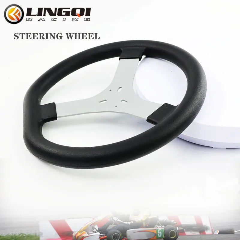 

LESQUE Dirt Pit Bike 320mm Steering Wheel Motorcycle Racing Parts For 150cc Go Kart Karting ATV Off Road Vehicle Accessories