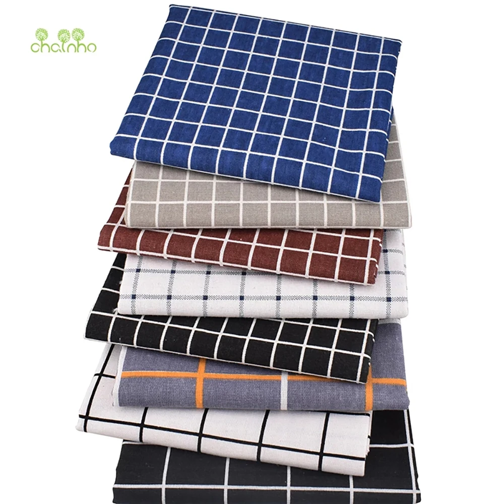 Chainho,Printed Cotton Linen Fabric,DIY Sewing & Quilting Material,For Sofa,Table Cloth,Curtain,Bag,Cushion,Furniture Cover CL19