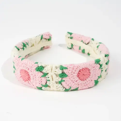 NEW Knitted Headband Bohemian Style Summer Seaside Vacation Handmade Head Band Hair Accessories for Women Girls - Image 9