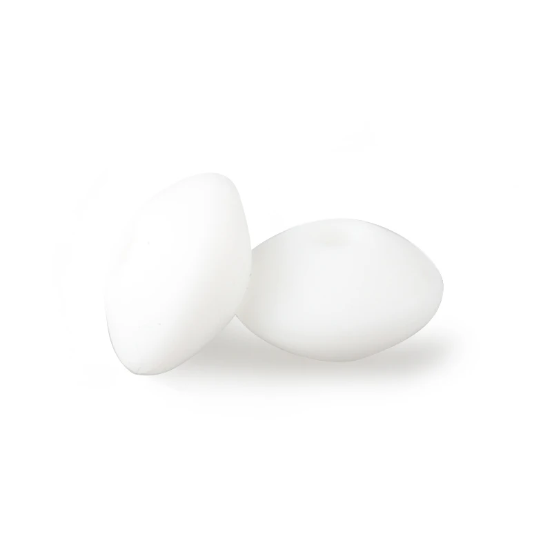 Silicone Lentil Spacer Beads