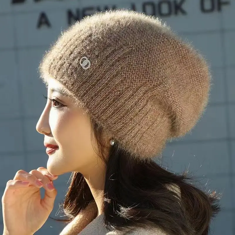 Winter Hat Dui Autumn/Winter Korean Edition Women's Knitted Outdoor Woolen Hat