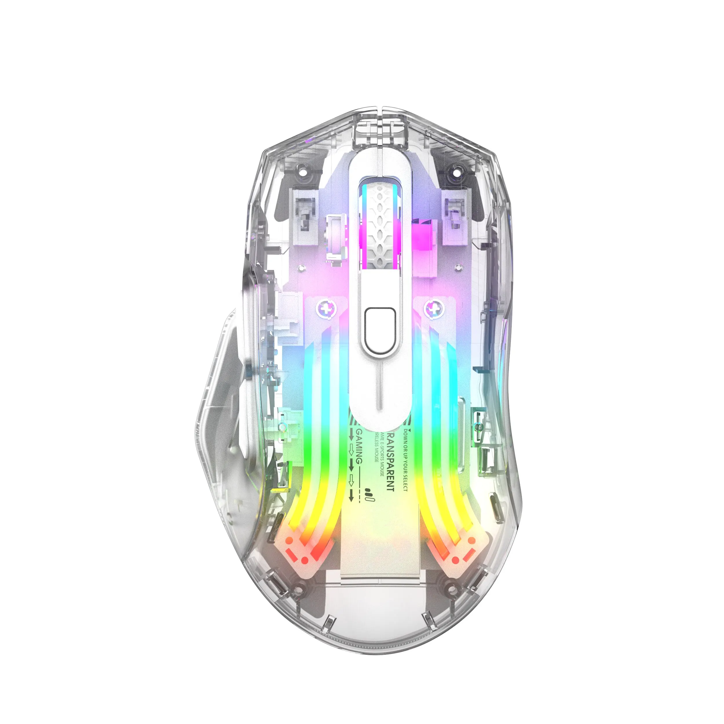 ITLY W01 Wireless Gaming Mouse Bluetooth Wireless Mouse Rechargeable Computer Mouse Gamer Ergonomic Mause Silent USB RGB Mice