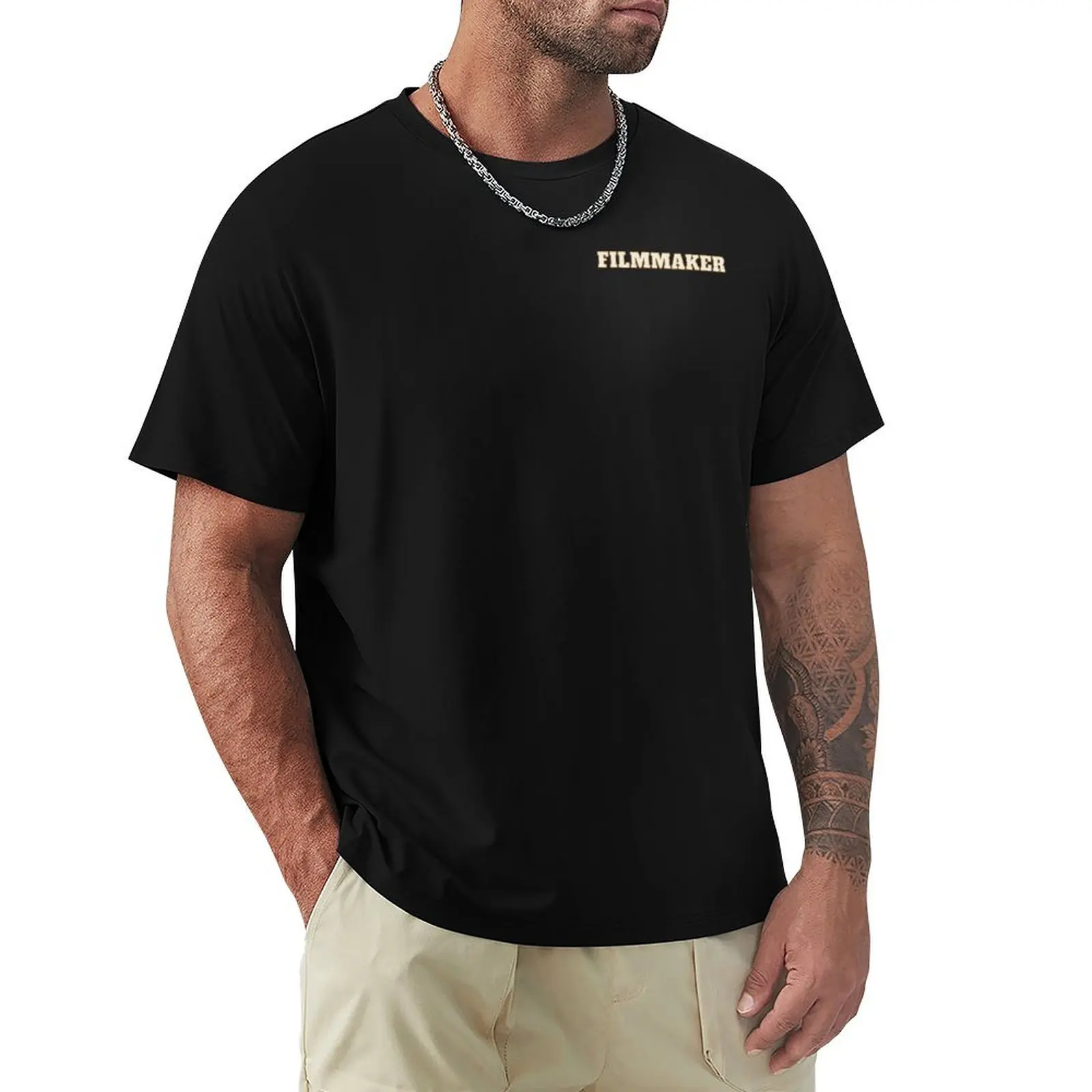 

filmmaker T-Shirt new edition kawaii clothes mens t shirt