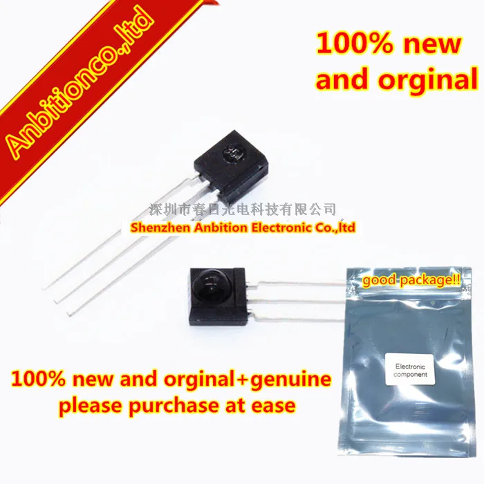 

10pcs 100% new and orginal TSOP32438SS1F TSOP32438 Infrared receiver DIP3 wavelength 950 nm frequency 38KHz reception in stock