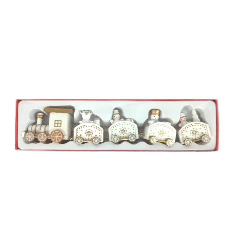 Festive Wooden Christmas Train Ornament - Creative Holiday Decor and Gifts