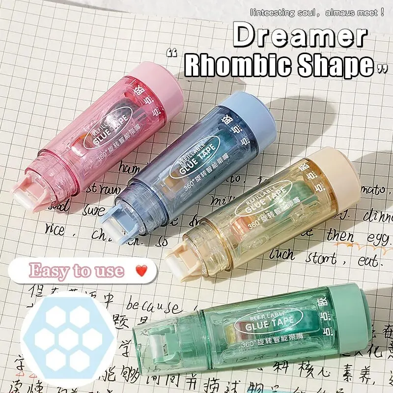Correction Glue Cute Little Fatty Ding Dot High Viscosity Transparent Student's Hand Account Mistake Question Interchangeable Core