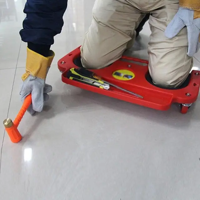 Rolling Knee Pads With Wheels Creeper Used For Tile Work Floor Construction Tool