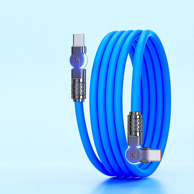 ตัวเลือกสินค้า สายชาร์จ USB-C 60W หมุนได้ ชาร์จเร็ว ซิงค์ข้อมูล