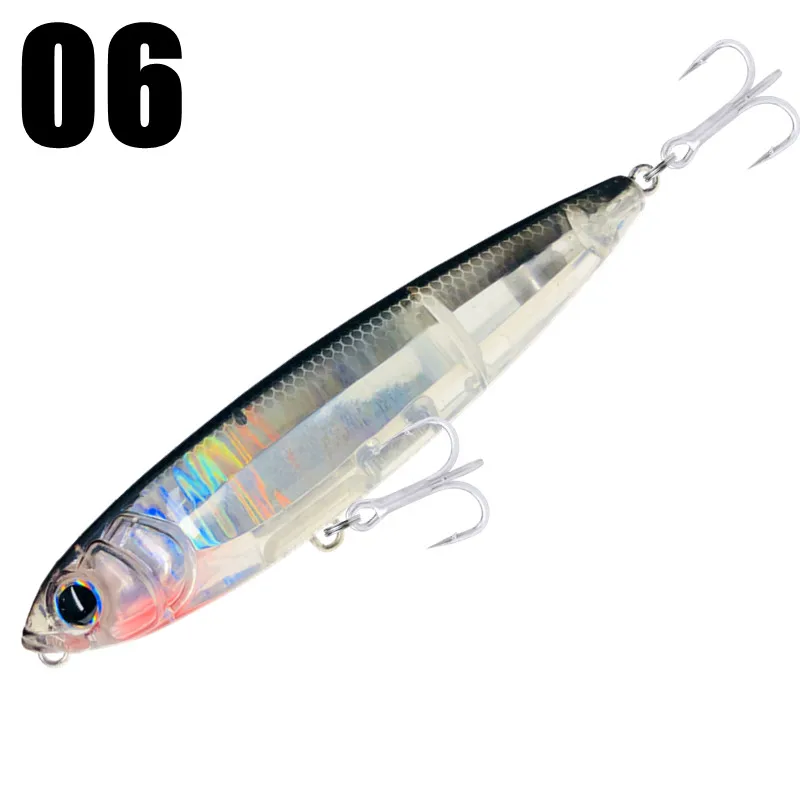 GREENSPIDER Topwater Pencil Surface Fishing Lure - Walk The Dog Artificial Saltwater Bait