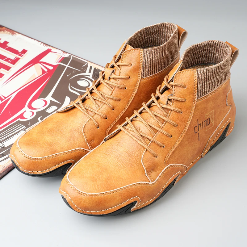

Men's Vintage Ankle Boots Fashion Casual Boots Comfortable Casual Shoes Men Male Suitable Shoes Outdoor Comfortable Sneakers Men