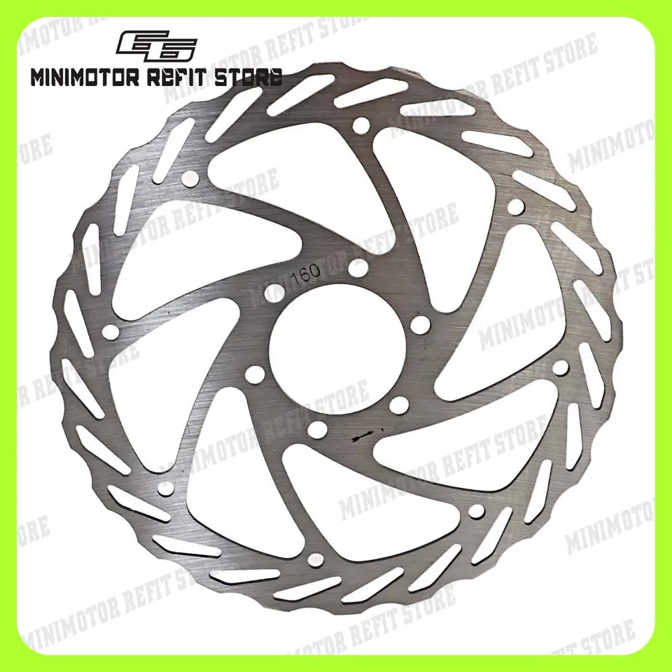 Disco Freno 160 Mm Per Dualtron Thunder E Ultra - 6 Fori - Ricambio Con Viti - Acciaio