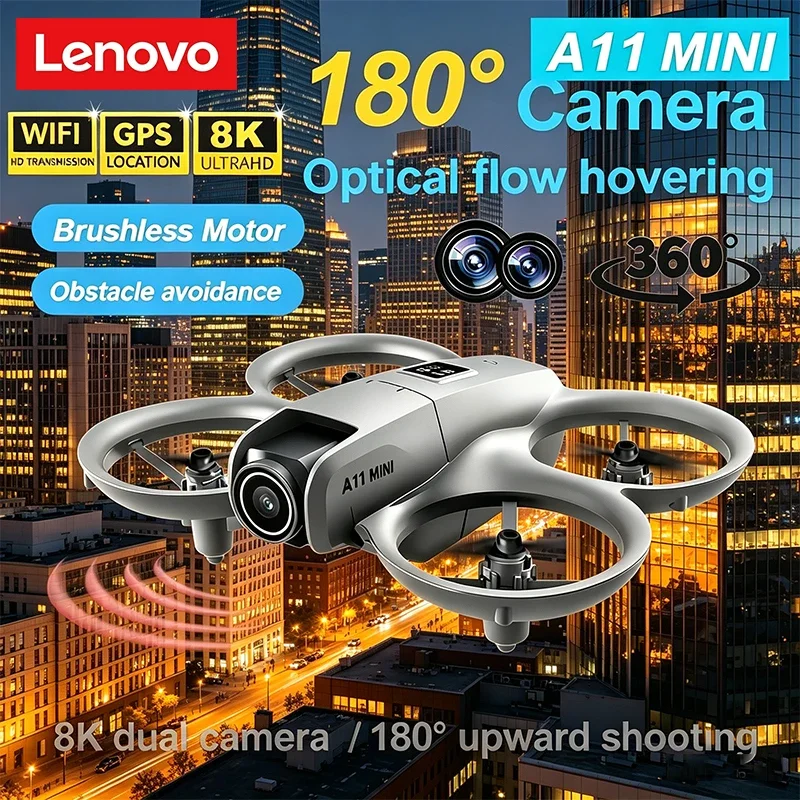 Mini Drone A11 4K/8K Caméra HD Moteur Brushless FPV RC