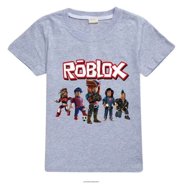 New Children Tshirt Cartoon Roblox Game Printing Kids Clothes Summer White  Tops Fashion Boys/girls T Shirt Clothing - Animation Derivatives/peripheral  Products - AliExpress