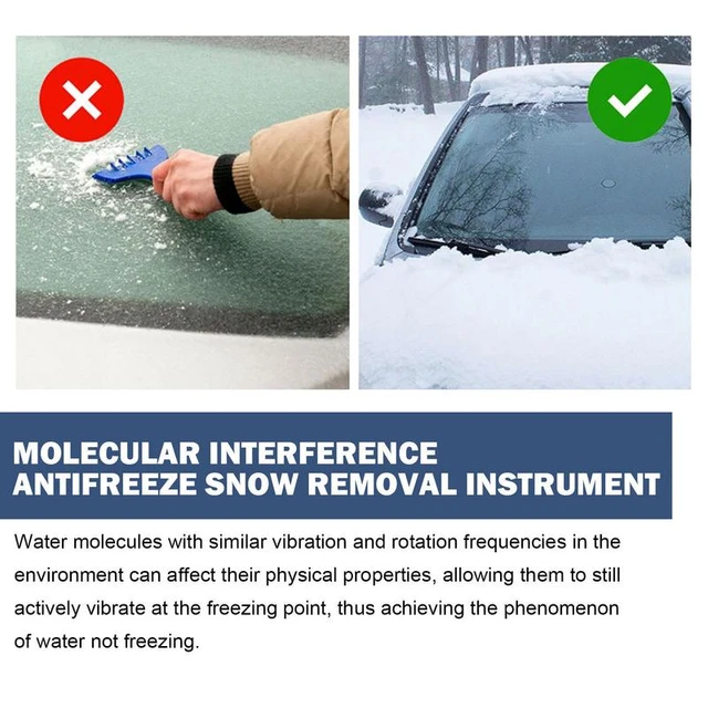 Deicer For Car Microwave Molecular Windshield Deicer Snow Removal