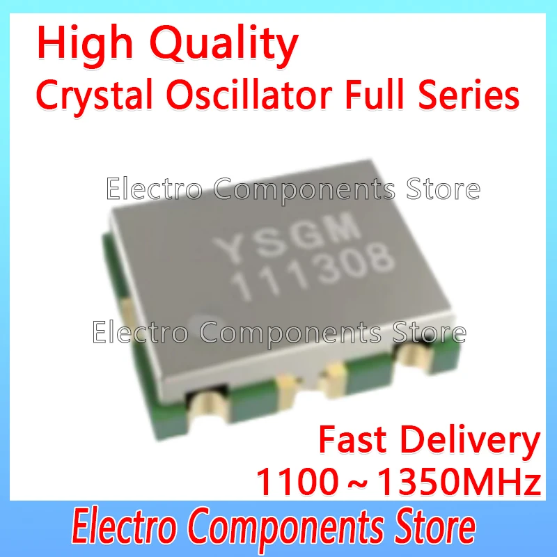YSGM111308 1100～1350MHz VCO Voltage Controlled Oscillator 7mm*9mm*2mm 10dBm 50&Omega; GPS