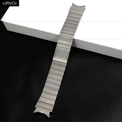 Premium Stainless Steel Strap with Quick Fit Magnetic Buckle for Watch 5pro 45mm (Titanium color)