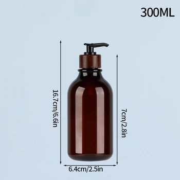 300 ml/500 ml เครื่องจ่ายสบู่เหลวขวดแชมพูขวดปั๊มสบู่คอนเทนเนอร์โลชั่นห้องน้ําแชมพู Conditioner Dispenser 12