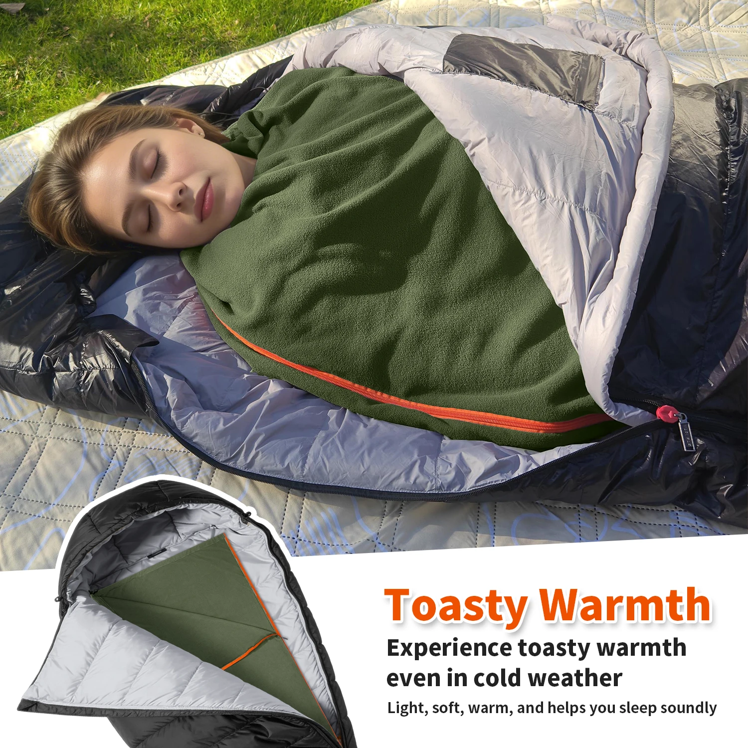 Fleece Sleeping Bag Liner 2