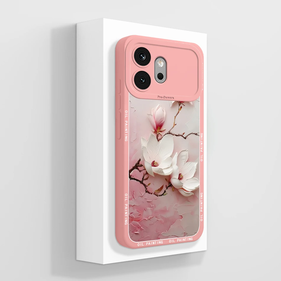 Candy Painted Soft Liquid Silicone Lightweight Phone Case with Lens Protection