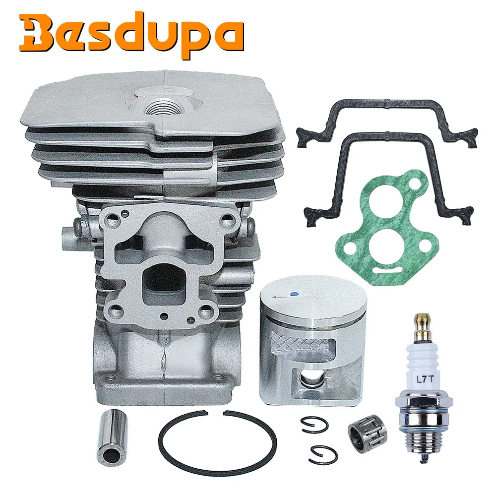 Kit Guarnizioni Candela Pistone Cilindro 41Mm Per Husqvarna 135 140 135E 140E Perno Anello Motosega Sostituire Pezzi Di Ricambio Motosierras