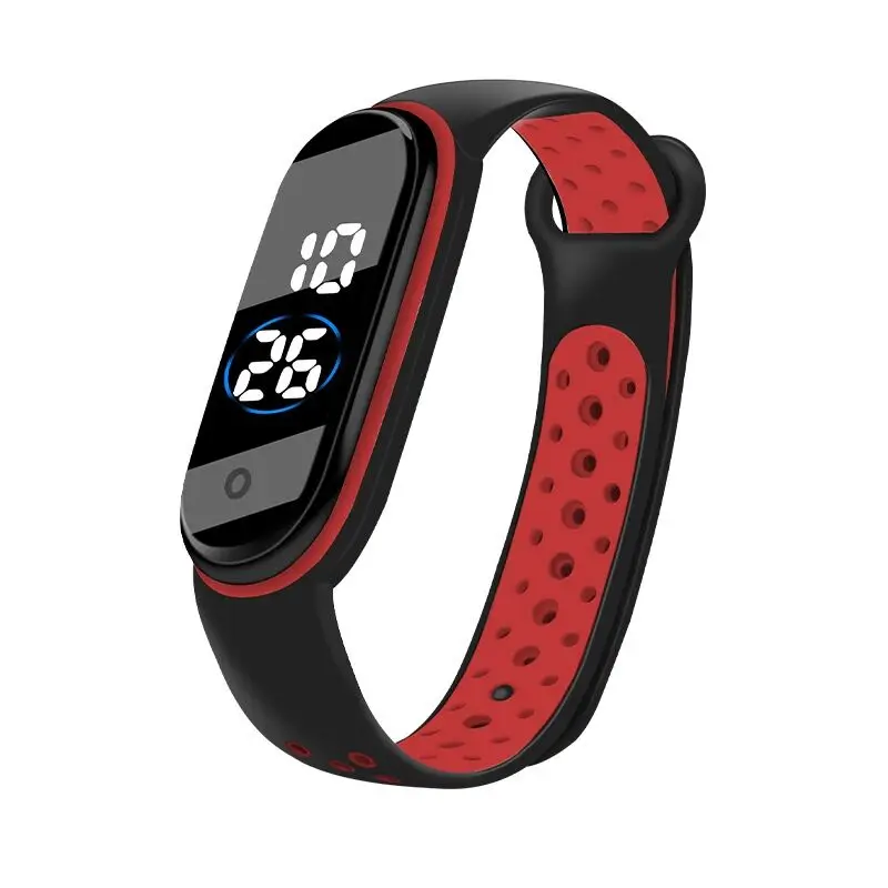 Best Selling Silicone Bracelet Electronic Watch Men's Sports Leisure Waterproof Women's Watch Couple Simple Men Digital Watch 