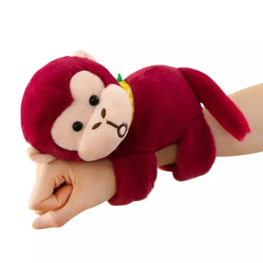 thumbnail image 1 of New Capybara Plush Doll Slap Bracelet Monkey Interactive Toy Plush Wrist Band Home Decor Gift Animal Slap Bracelets, 1 of 5