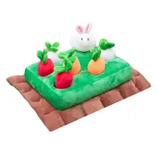 Cute Pull Out Carrot Plush Toy Funny Fruit Vegetable Plush Toy Stuffed Plant Hugging Pillow Interactive Board Game For Kid Gift
