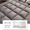 Japanese Futon Mattress Floor Roll Up Folding Soft Toppers Comfortable Tatami Mat Sleeping Pad For Twin Full Queen King Size Bed 5
