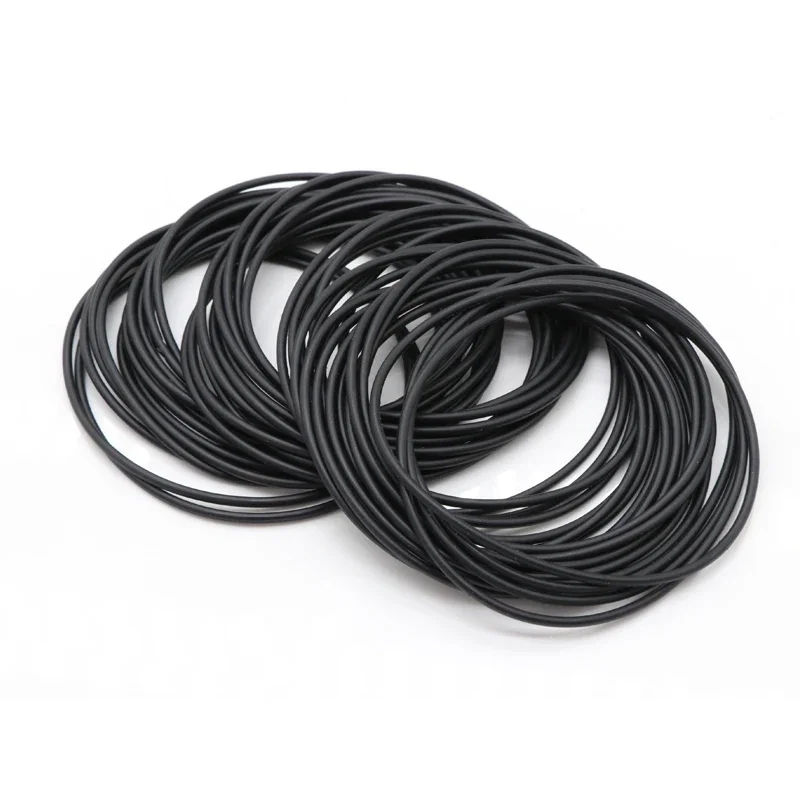 NBR O Ring Gasket Rubber O Rings Sealing Gasket Rubber Washers Keycap O Rings Silicone O Rings Thickness CS 3mm OD 9~150mm Nitrile Rubber Round O Type Corrosion Oil Resist Sealing Washer Black 10pcs