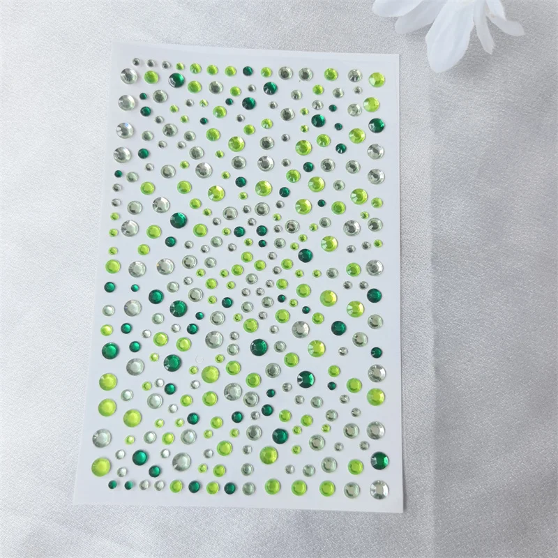 Tattoo Sticker Multiple sizes colors Glittery Stereo Gem Stickers Music Festival Face Jewels Stickers Dance Cosplay tattoo sticker